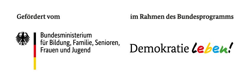 Logo: Bundesprogramm Demokratie Leben - DeLe