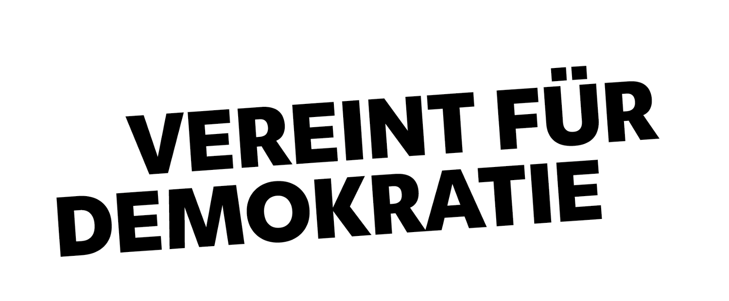 Logo: Vereint für Demokratie